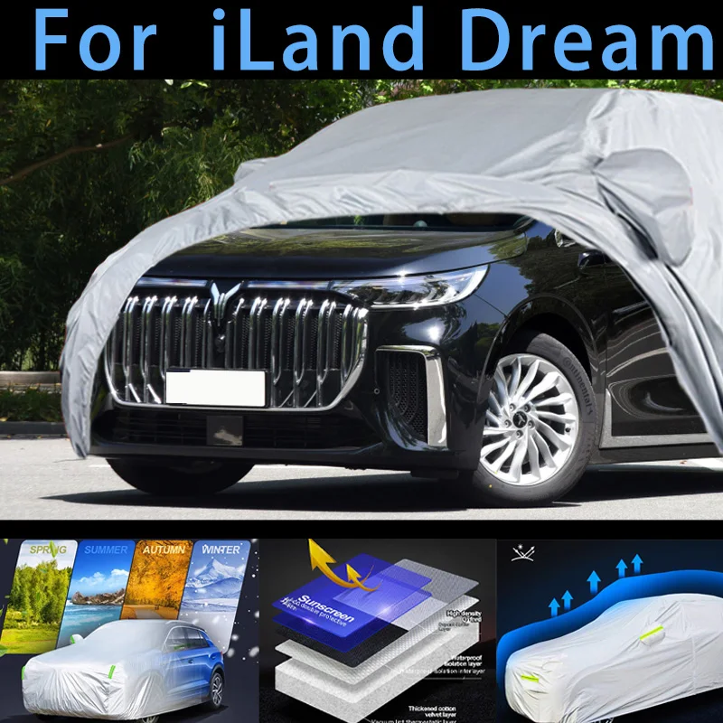 For iLand Dream Car protective cover,sun protection,rain protection, UV protection,dust prevention auto paint protective
For iLand Dream Car protective cover,sun protection,rain protection, UV protection,dust prevention auto paint protective