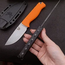 High Quality BENCHMADE 15006 Outdoor Small Straight Knife Anti Slip Handle Camping Safety Defense Pocket Knives
High Quality BENCHMADE 15006 Outdoor Small Straight Knife Anti Slip Handle Camping Safety Defense Pocket Knives