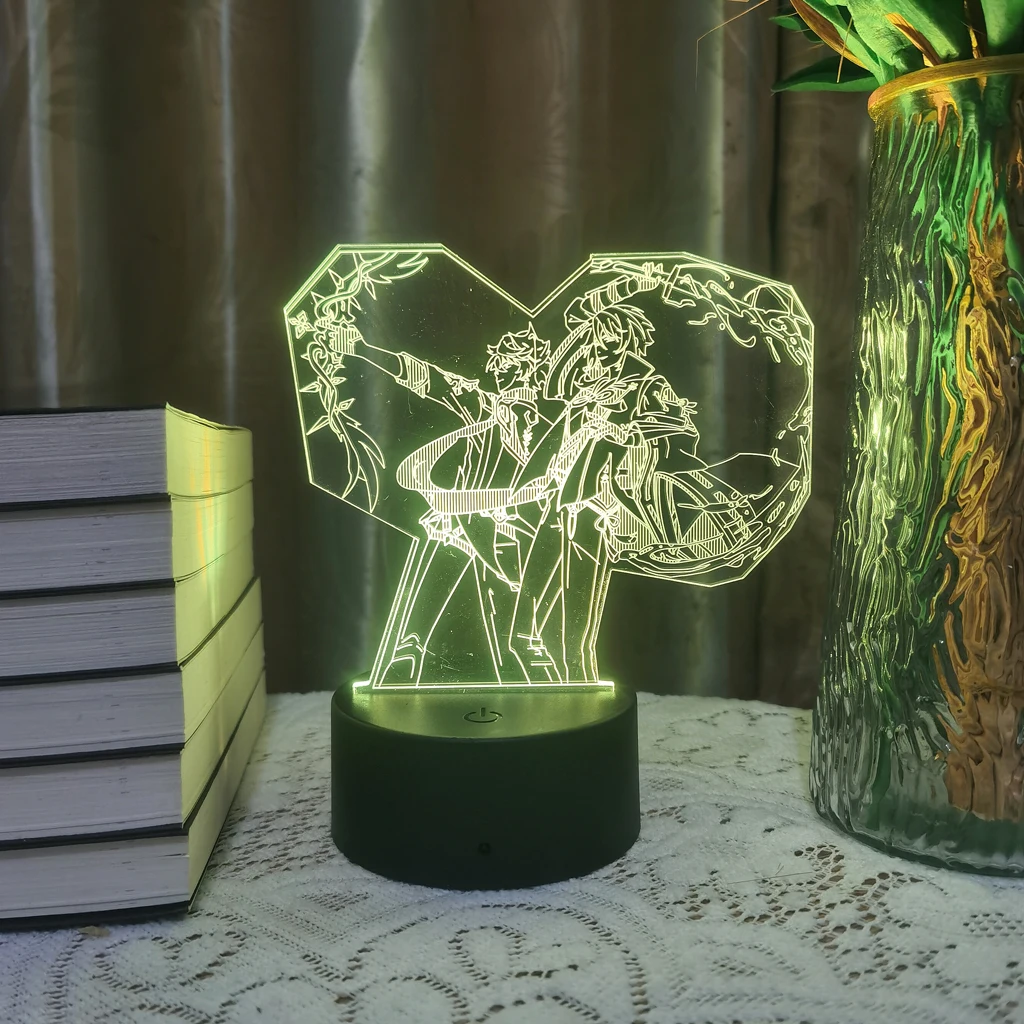 Anime 3D Led Lamp 16 Color Night Light Genshin Impact Ayato Tartaglia Game Figure For Kid Home Room Deco Christmas Illusion Gift
Anime 3D Led Lamp 16 Color Night Light Genshin Impact Ayato Tartaglia Game Figure For Kid Home Room Deco Christmas Illusion Gift