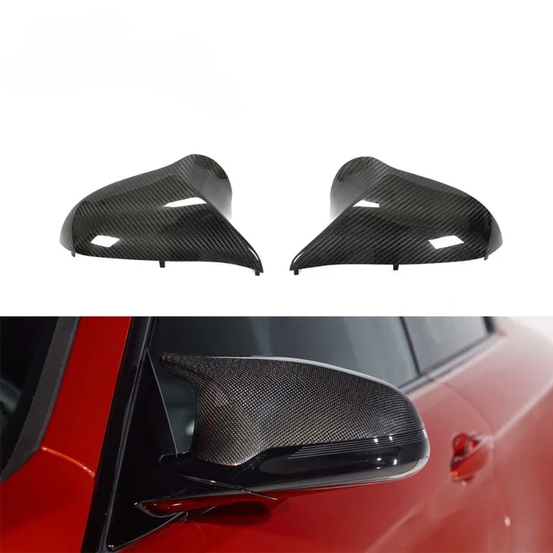 

2 3 4 Series Dry Carbon Fiber Door Wing Mirror Cover Caps for F80 M3 F82 F83 M4 F87 M2C 2018-2020 RHD