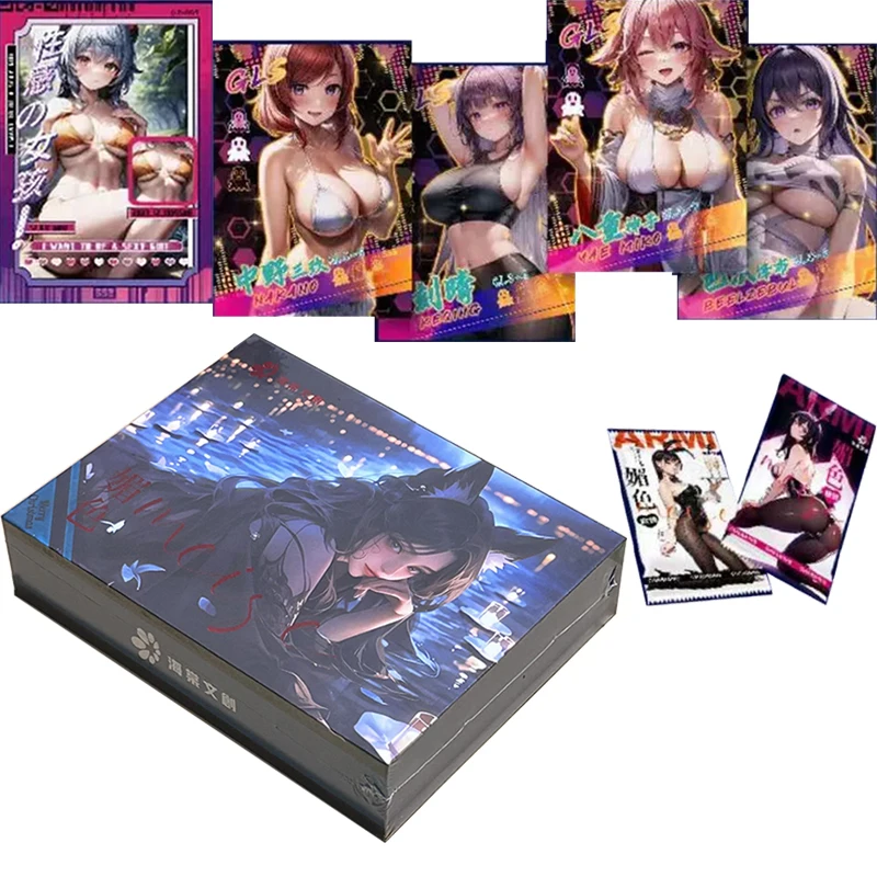 

New Goddess Story Collection Cards Meise Waifu Anime Sexy Girl Swimsuit Bikini Feast Booster Box Doujin Toys And Hobbies Gift