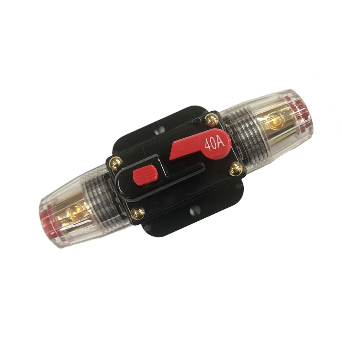 40A Auto Car Protection Stereo Fuse Holders Inline Circuit Breaker Reset Fuse Inverter for Car Audio System Protection Device
40A Auto Car Protection Stereo Fuse Holders Inline Circuit Breaker Reset Fuse Inverter for Car Audio System Protection Device