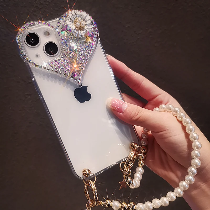 Diamond Pendant Protective Case For IPhone 14 13 12 11 Pro Max Mobile Phone Case for IPhone 11 12 13 14 Max Creative Pearl Case
Diamond Pendant Protective Case For IPhone 14 13 12 11 Pro Max Mobile Phone Case for IPhone 11 12 13 14 Max Creative Pearl Case