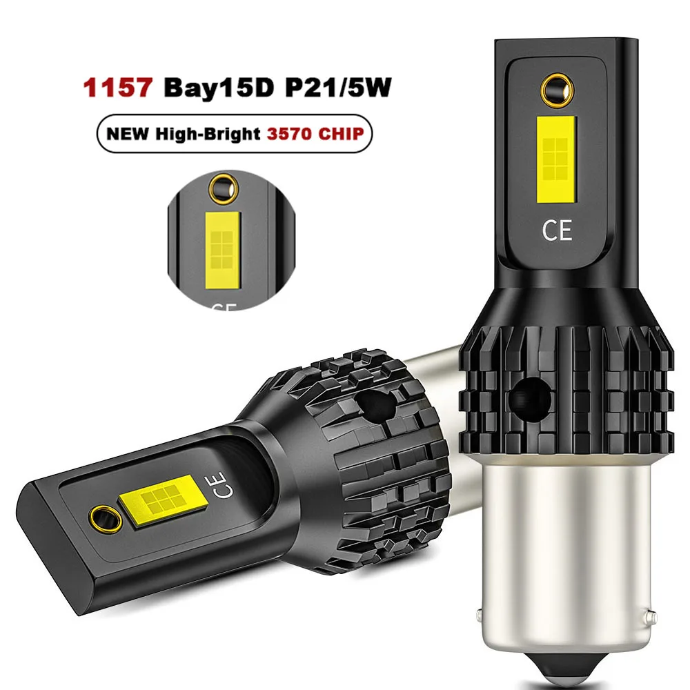 2x Signal Lamp P21/5w Bay15d 1157 Led Bulb 3570 SMD P21w Led 1156 Ba15s Bau15s Py21w Car Turn Signal Brake Light 12V
2x Signal Lamp P21/5w Bay15d 1157 Led Bulb 3570 SMD P21w Led 1156 Ba15s Bau15s Py21w Car Turn Signal Brake Light 12V