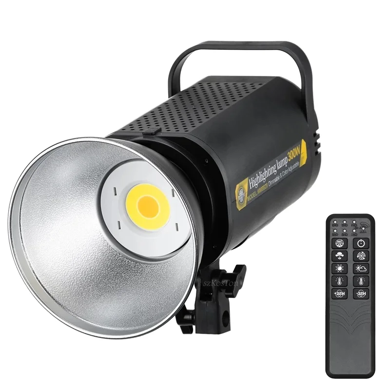 300W LED Video Light 5700K Continuous Dimmable Aluminum Photography Lamp and 2.1-meter support bracket 300W LED Video Light 5700K Continuous Dimmable Aluminum Photography Lamp and 2.1-meter support bracket