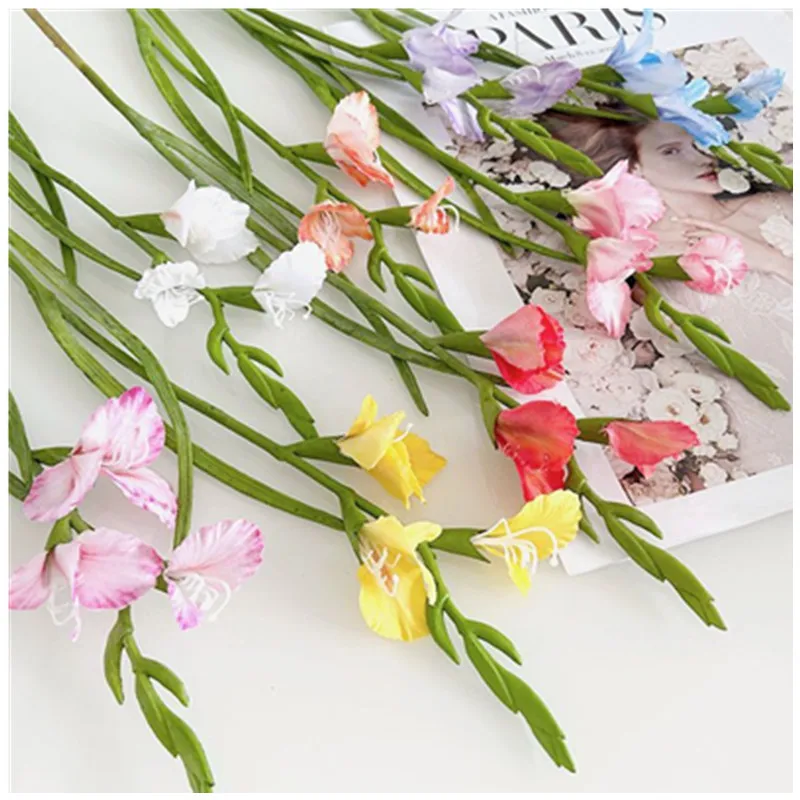 INDIGO-Artificial Blue Flower, Gladiouls Sword Lily, Floral Party, Wedding, Christmas, 5 Pcs
INDIGO-Artificial Blue Flower, Gladiouls Sword Lily, Floral Party, Wedding, Christmas, 5 Pcs