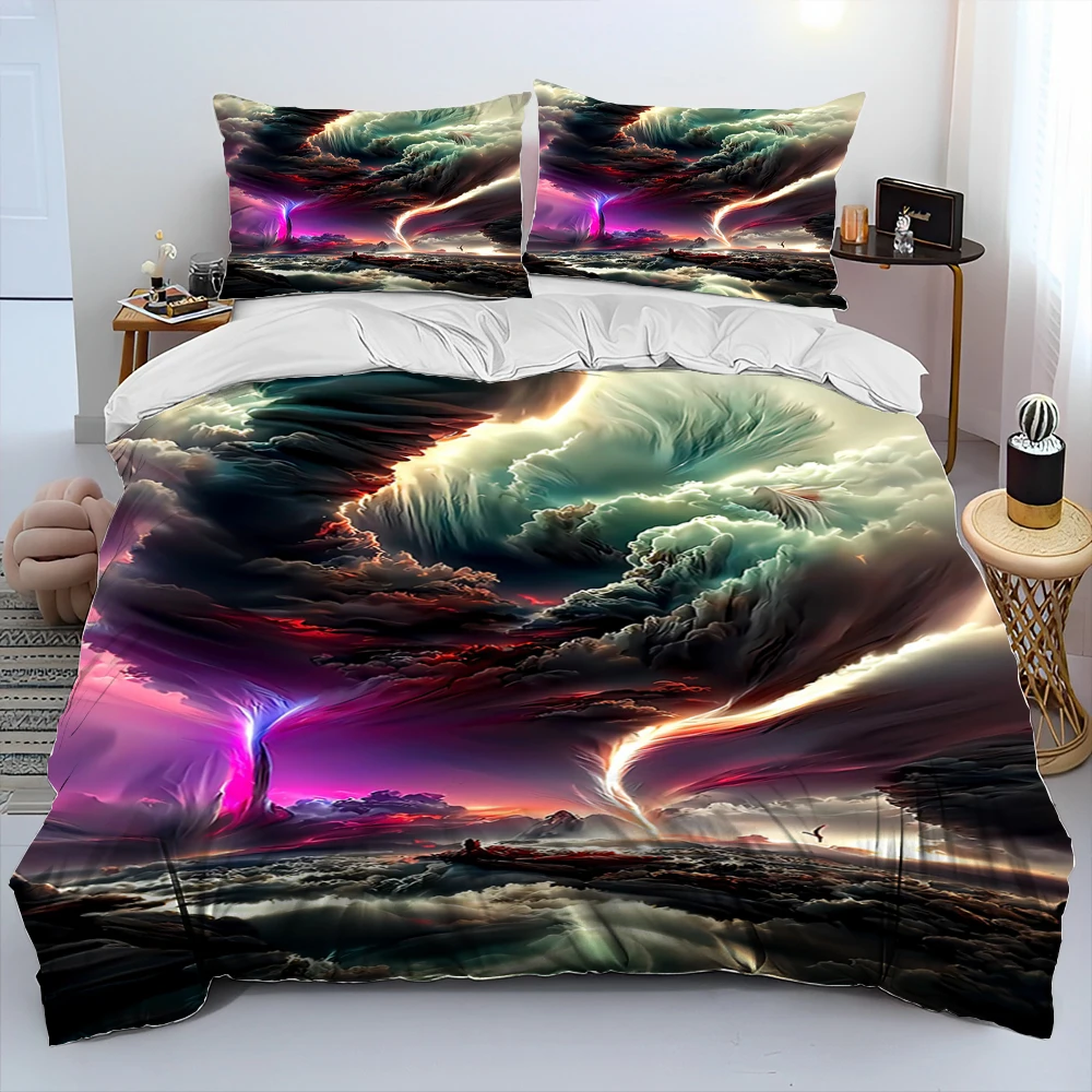 3D Natural Tornado Cloud Comforter Bedding Set,Duvet Cover Bed Set Quilt Cover Pillowcase,King Queen Size Bedding Set Adult Kid
3D Natural Tornado Cloud Comforter Bedding Set,Duvet Cover Bed Set Quilt Cover Pillowcase,King Queen Size Bedding Set Adult Kid
