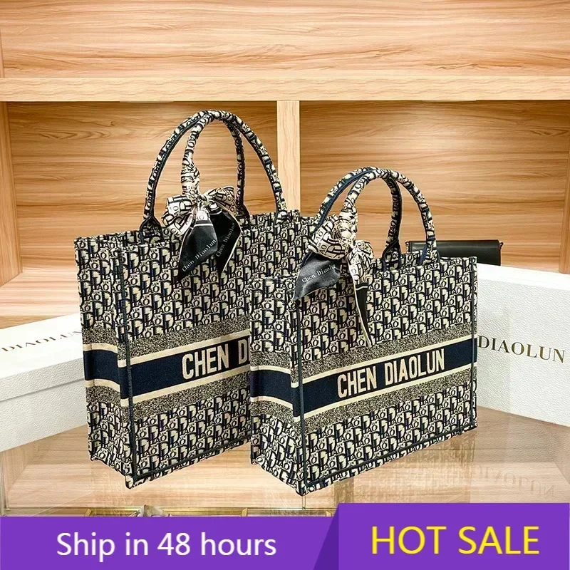 

2024 New Embroidery Large Capacity Casual Totes Luxury Fashion Shoulder Bags Famous Designer Women Purse And Handbags Sac A Main