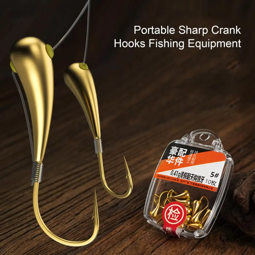 10Pcs Fishing Hooks High Strength Rust-proof Corrosion Resistant Compact Sharp Crank Hooks Fishing Equipment Fishing Supplies
10Pcs Fishing Hooks High Strength Rust-proof Corrosion Resistant Compact Sharp Crank Hooks Fishing Equipment Fishing Supplies