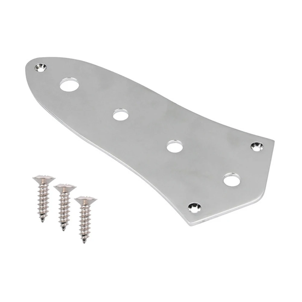 Electric Bass Control Plate 4 Holes Accessories Bass Chrome Control For Jazz Bass Kits Metal Parts Plate Brand New
Electric Bass Control Plate 4 Holes Accessories Bass Chrome Control For Jazz Bass Kits Metal Parts Plate Brand New