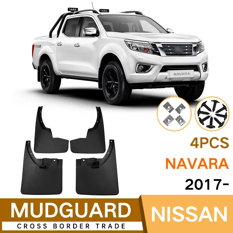 For Nissan navara 2017-2022 Car Molded Mud Flaps Splash Guards Mudguards Front Rear Styling Front Rear Car Accessories
For Nissan navara 2017-2022 Car Molded Mud Flaps Splash Guards Mudguards Front Rear Styling Front Rear Car Accessories