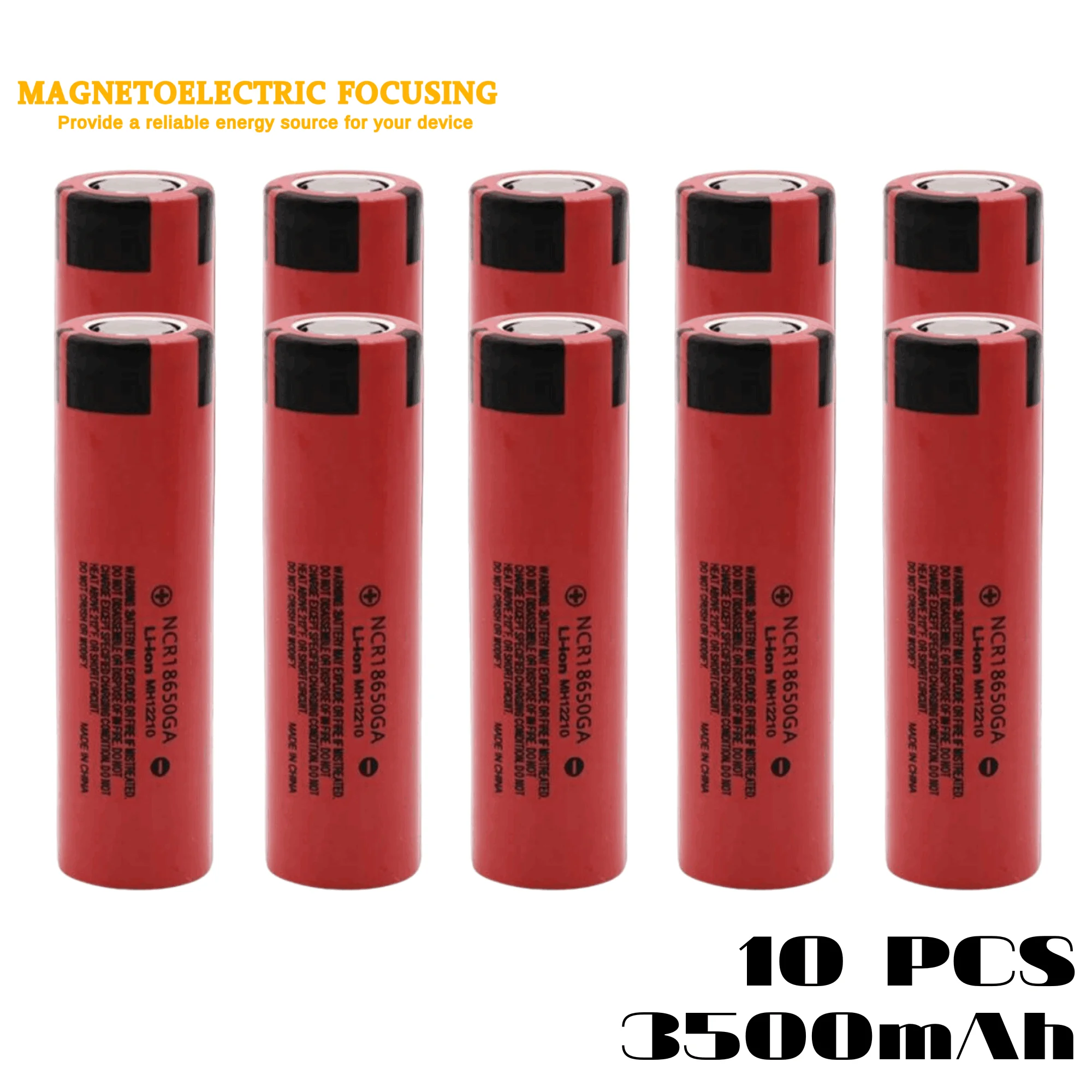 NCR18650GA Lithium-Ion Rechargeable Battery, 3500mAh 3.7V, Maximum Continuous Discharge Current: 10A Domestic batteries, etc.
NCR18650GA Lithium-Ion Rechargeable Battery, 3500mAh 3.7V, Maximum Continuous Discharge Current: 10A Domestic batteries, etc.