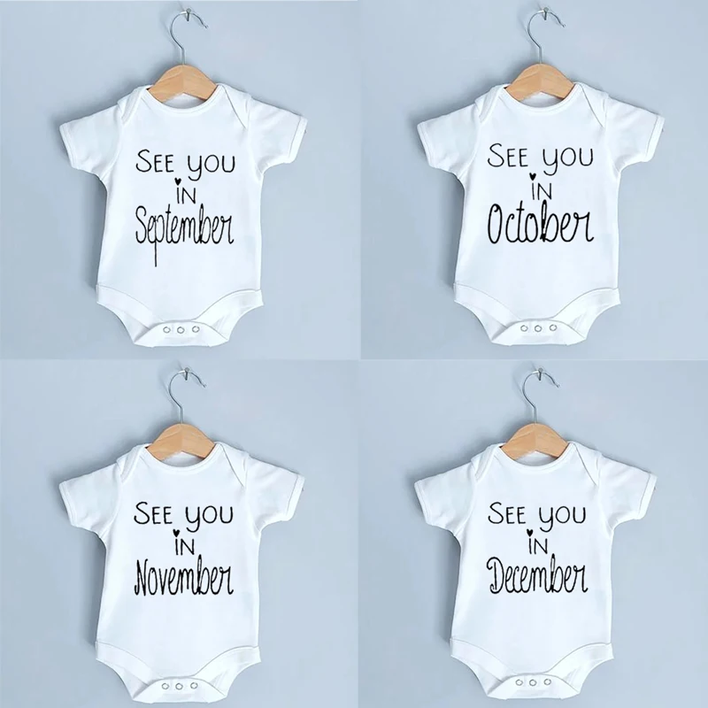 Baby Clothes New Born Baby Boy Baby Girl Clothes Summer Toddler Romper See You in January to December Letter Print Jumpsuits
Baby Clothes New Born Baby Boy Baby Girl Clothes Summer Toddler Romper See You in January to December Letter Print Jumpsuits