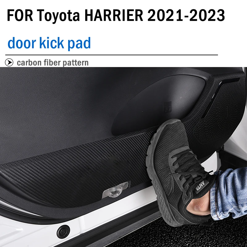 FOR Toyota HARRIER 2021 2022 2023 Door Anti Kick Pad Carbon Fiber Leather Decorative lnterior Modification
FOR Toyota HARRIER 2021 2022 2023 Door Anti Kick Pad Carbon Fiber Leather Decorative lnterior Modification