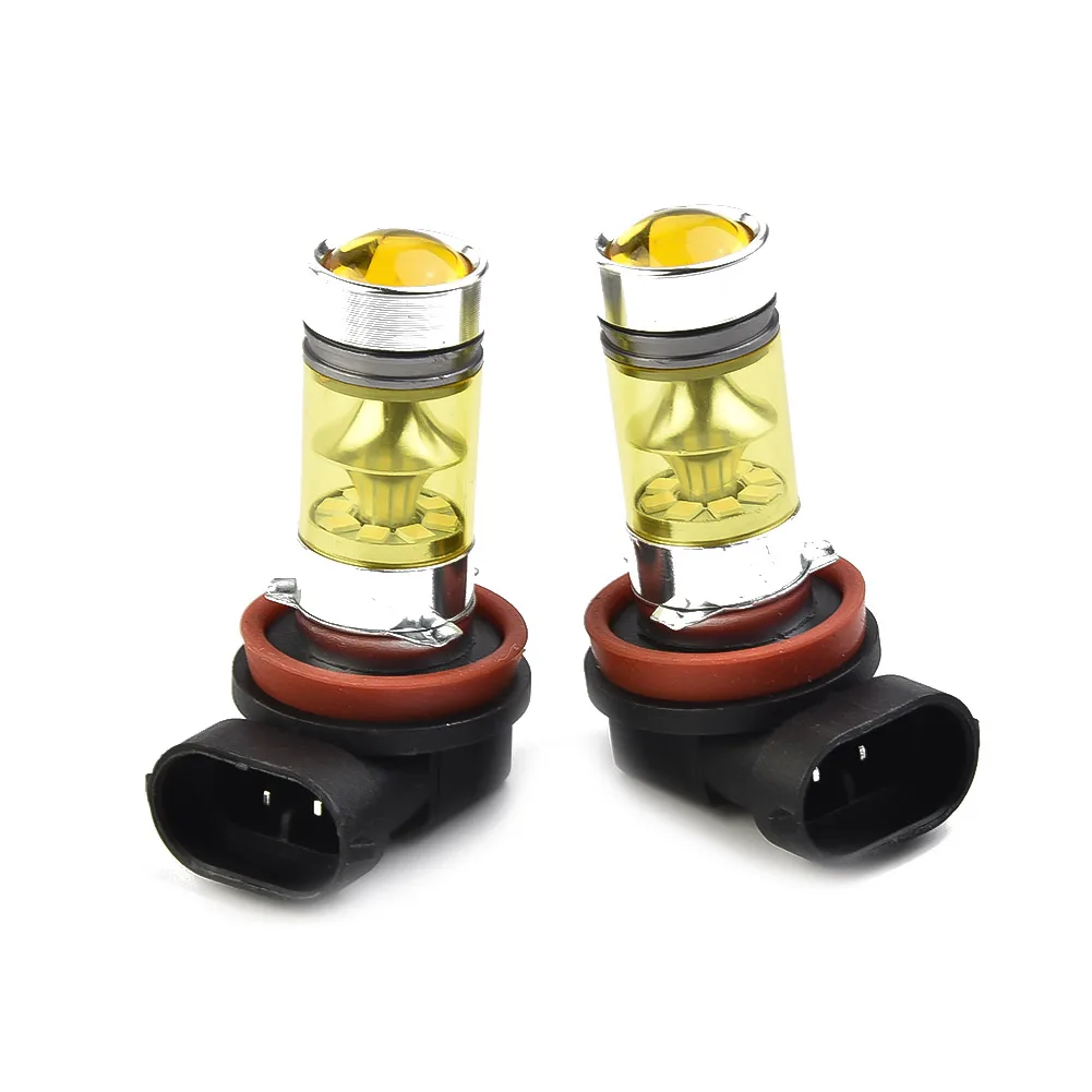 Fog Bulbs Bulbs Fog Light 2× DC 12V-24V Led Super Bright 100W Universal 1500LM Yellow Accessory DRL High Quality
Fog Bulbs Bulbs Fog Light 2× DC 12V-24V Led Super Bright 100W Universal 1500LM Yellow Accessory DRL High Quality