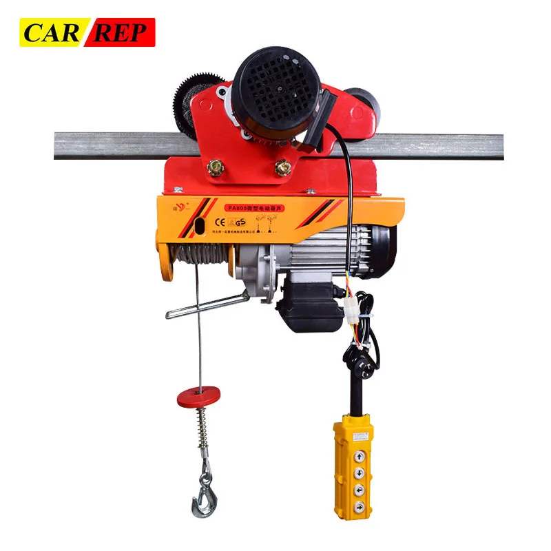 PA1000 Electric hoist with traction rope Lifting Cranes Sliding left and right with pulleys Electric Power Lifting Tool for Car
PA1000 Electric hoist with traction rope Lifting Cranes Sliding left and right with pulleys Electric Power Lifting Tool for Car