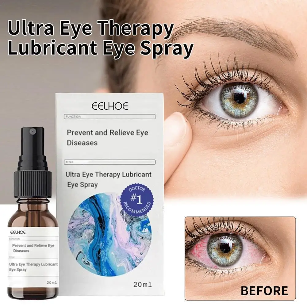 Ultra Eye Therapy Lubricant Eye Spray Prevent and Relieve Eye Diseases Remove Red Eyes Blood Streaks Relieve Eye Fatigue Dryness
Ultra Eye Therapy Lubricant Eye Spray Prevent and Relieve Eye Diseases Remove Red Eyes Blood Streaks Relieve Eye Fatigue Dryness