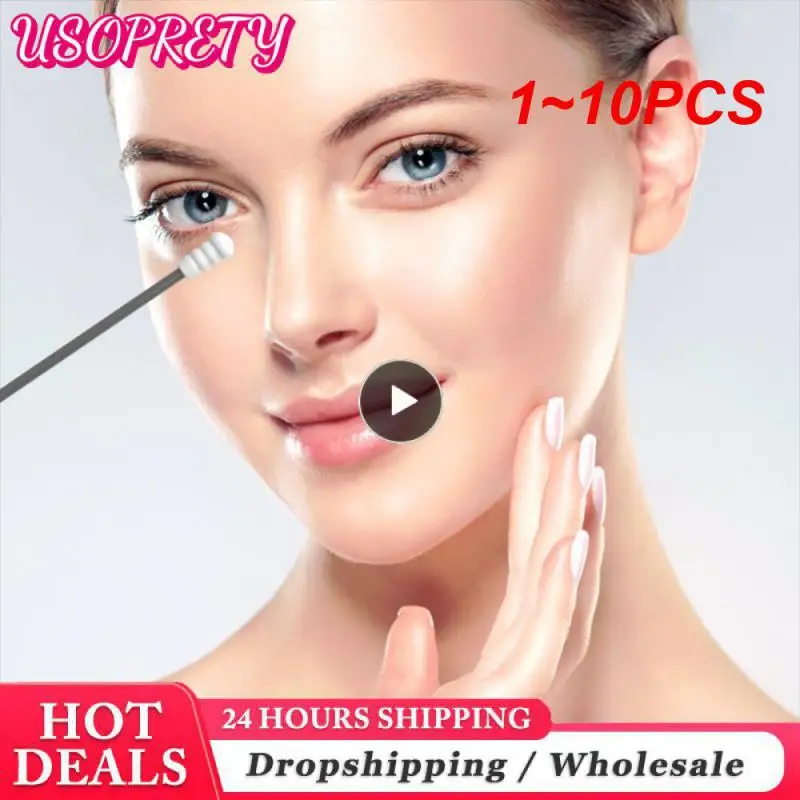 1~10PCS Reusable Cotton Swab Portable Double Head Silicone Cotton Swab Buds Swabs Nose Ears Cosmetics Makeup Cleaning Sticks
1~10PCS Reusable Cotton Swab Portable Double Head Silicone Cotton Swab Buds Swabs Nose Ears Cosmetics Makeup Cleaning Sticks