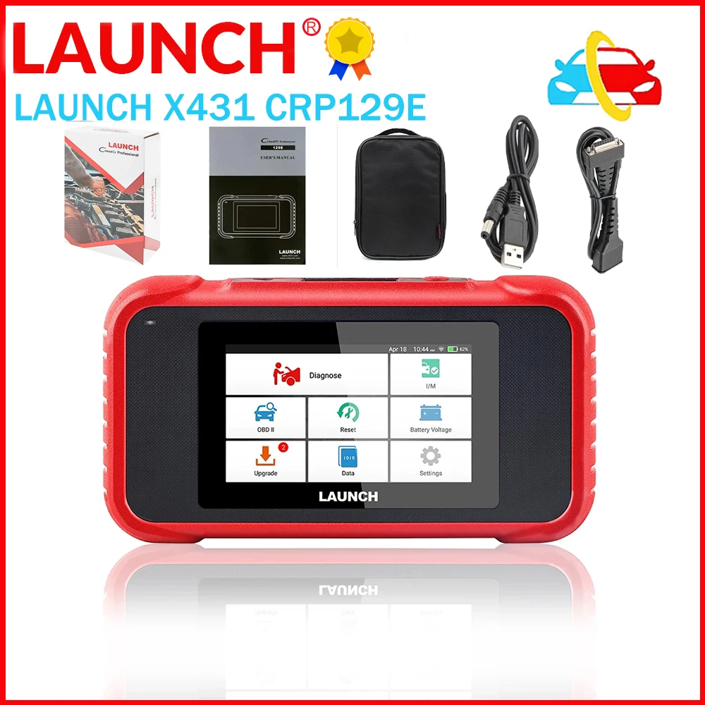 

LAUNCH X431 CRP129E OBD2 ABS/SRS/TCM/ENG Diagnostic Tools Oil/EPB/TPMS/SAS/BMS/Throttle/Injector Service Free Update PK CRP129X