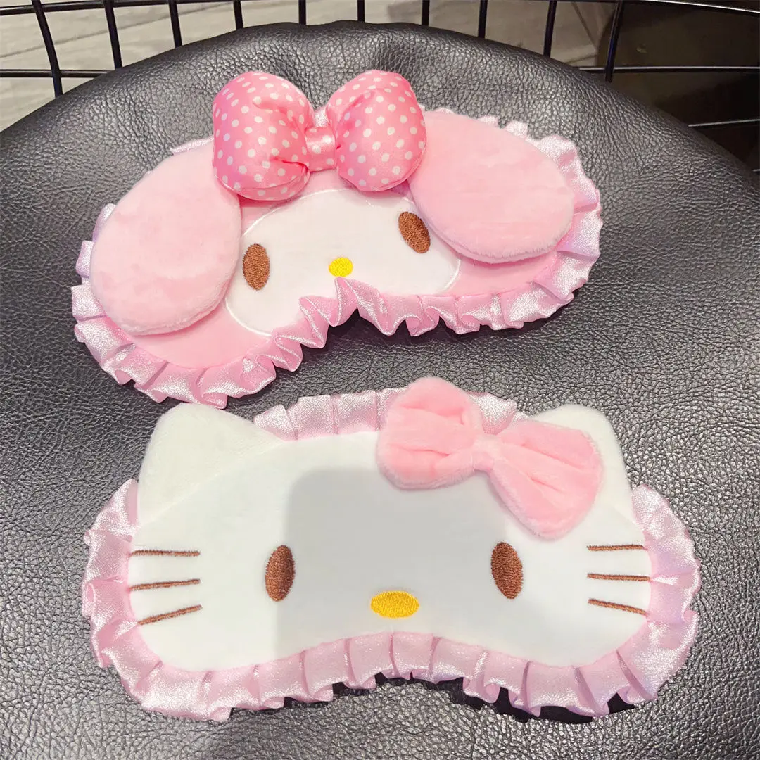 Cute Hello Kitty Eye Mask Cartoon Melody Blackout Eye Mask Sleep Eye Protection Shield Adjustable Anime Figure Home Supplies
Cute Hello Kitty Eye Mask Cartoon Melody Blackout Eye Mask Sleep Eye Protection Shield Adjustable Anime Figure Home Supplies