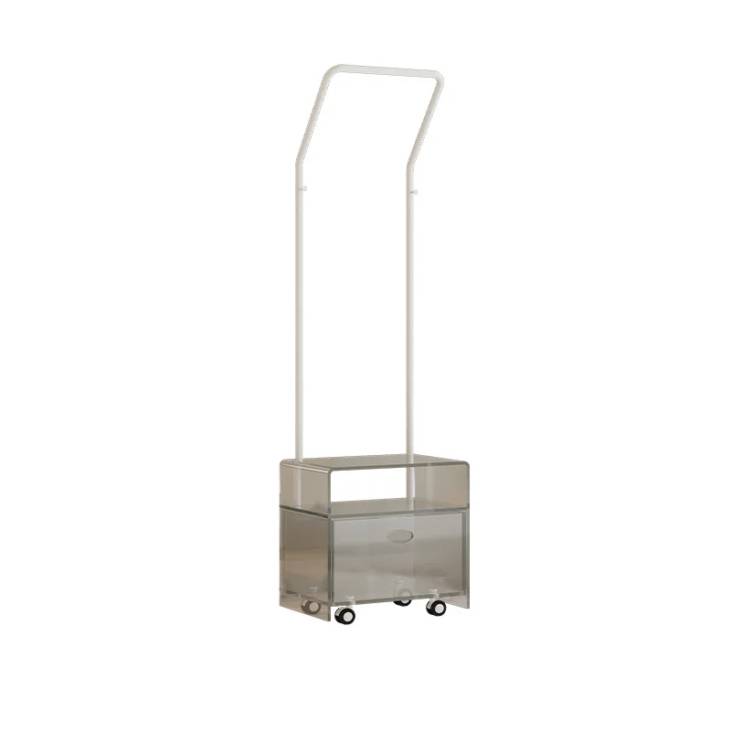 Pqf Acrylic Wheeled Mobile Multifunctional Coat Rack Bedroom Floor Clothes Rack
Pqf Acrylic Wheeled Mobile Multifunctional Coat Rack Bedroom Floor Clothes Rack