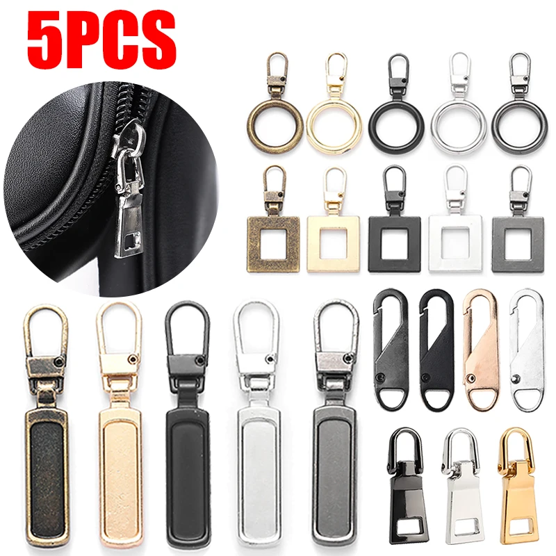 5/1pcs Zipper Slider Puller Universal Replacement Metal Zipper Head Repair Kits For Luggage Purses Handbag Clothes Zipper Slider
5/1pcs Zipper Slider Puller Universal Replacement Metal Zipper Head Repair Kits For Luggage Purses Handbag Clothes Zipper Slider
