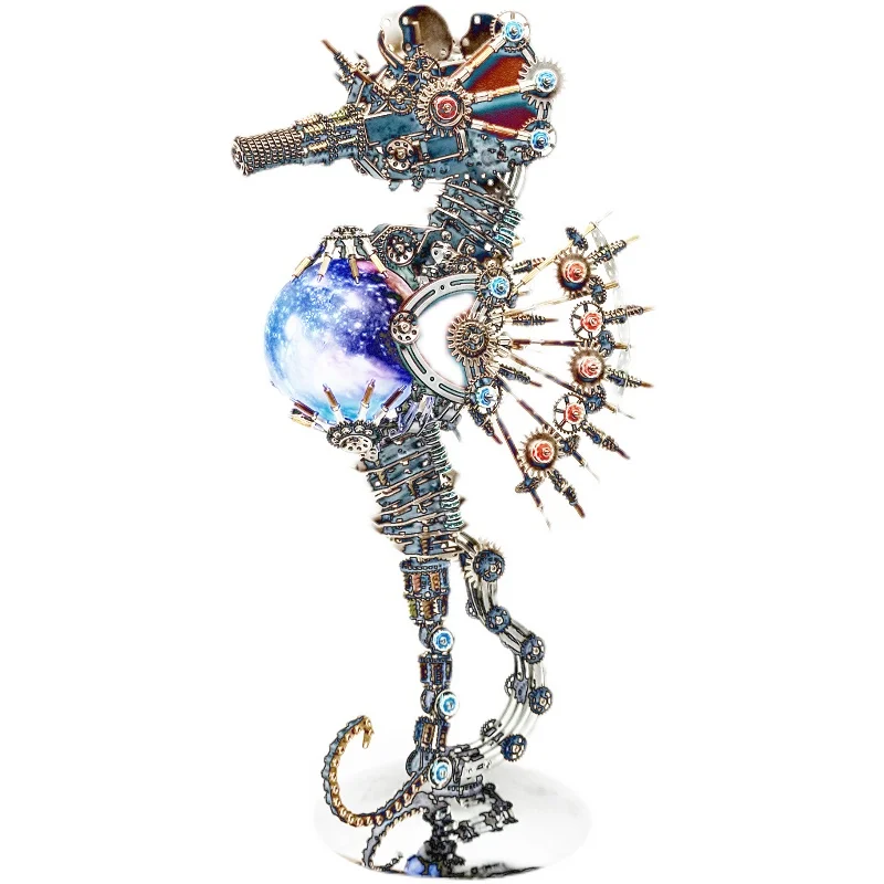 Children's adult marine seahorse toy ornaments precision and difficult metal hand-made diy assembly discoloration mechanical mod
Children's adult marine seahorse toy ornaments precision and difficult metal hand-made diy assembly discoloration mechanical mod