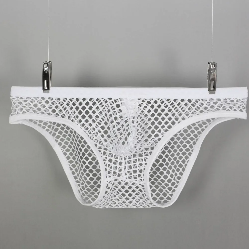 Men's Sexy Comfortable Breathable Mesh Triangle Briefs Underwear Underpants See Through Man Panties 1pc
Men's Sexy Comfortable Breathable Mesh Triangle Briefs Underwear Underpants See Through Man Panties 1pc