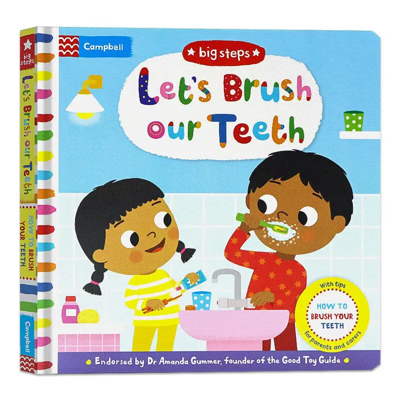 Milumilu Big Steps: Let's Brush Our Teeth 2022/8 Steps Children's Character And Behavior Habits Original English Books
Milumilu Big Steps: Let's Brush Our Teeth 2022/8 Steps Children's Character And Behavior Habits Original English Books