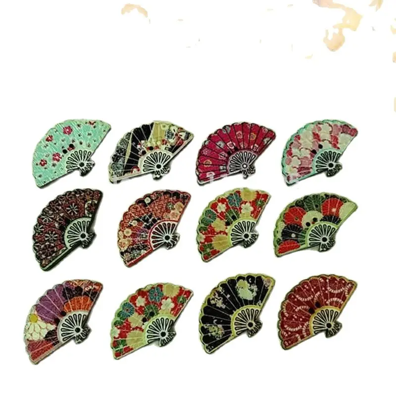 50pcs Fan shape Wooden decorative buttons for craft Scrapbooking 2 Holes 19x30mm sewing supplies
50pcs Fan shape Wooden decorative buttons for craft Scrapbooking 2 Holes 19x30mm sewing supplies