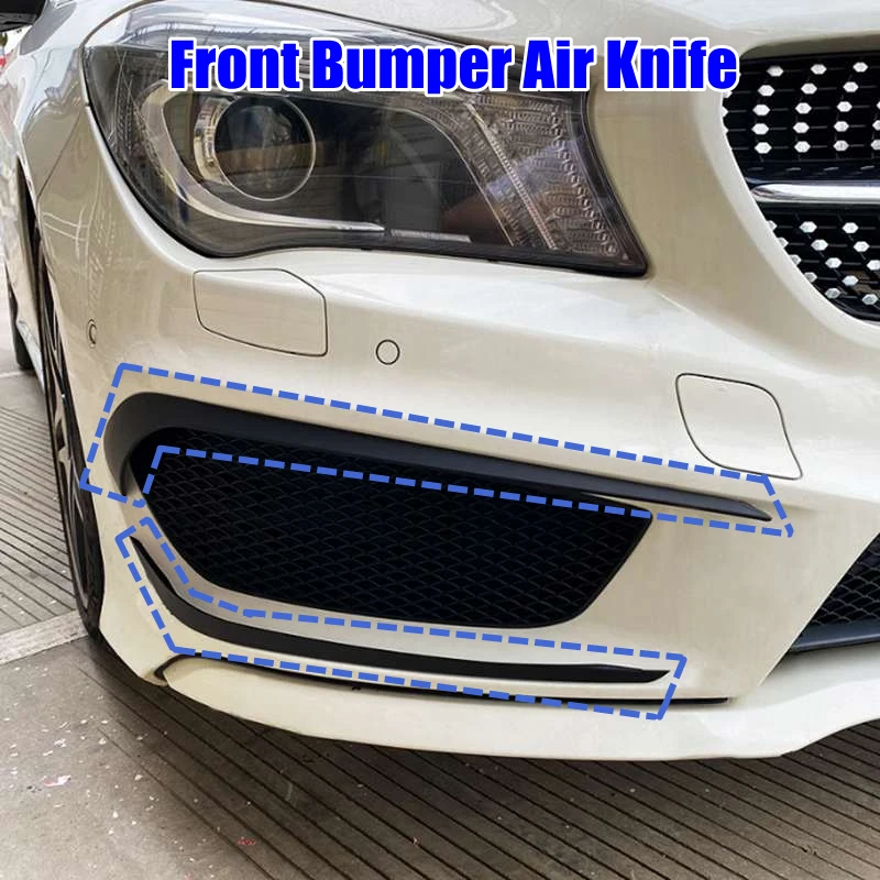 Front Air Knife Front Bumper Side Canards Splitter Modification For Mercedes Benz CLA-Class W117 C117 CLA200 260 CLA45 2013-2015
Front Air Knife Front Bumper Side Canards Splitter Modification For Mercedes Benz CLA-Class W117 C117 CLA200 260 CLA45 2013-2015