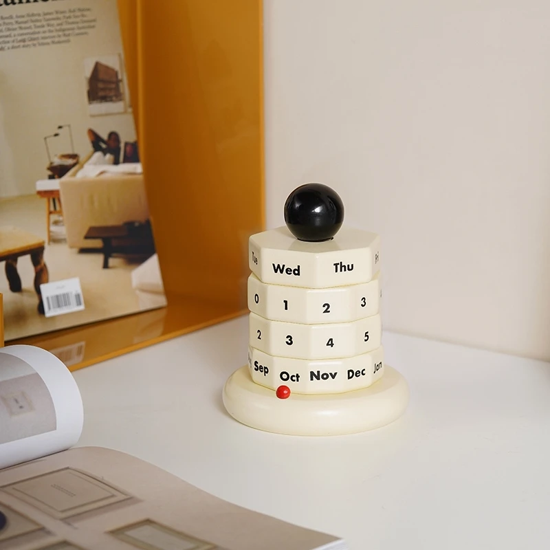 Дизайнерские деревянные искусственные украшения в скандинавском стиле, вечный календарь 
Дизайнерские деревянные искусственные украшения в скандинавском стиле, вечный календарь