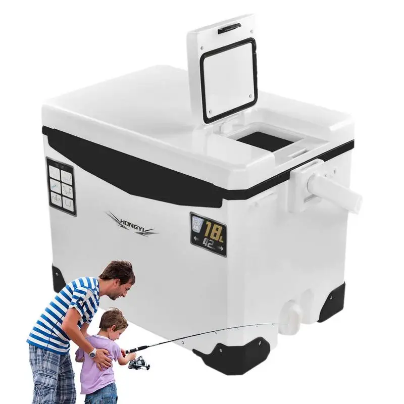 Live Bait Bucket Lightweight Bait Cooler Large Capacity Multifunctional Bait Bucket Fishing Box Fish Cooler Portable For Drinks
Live Bait Bucket Lightweight Bait Cooler Large Capacity Multifunctional Bait Bucket Fishing Box Fish Cooler Portable For Drinks