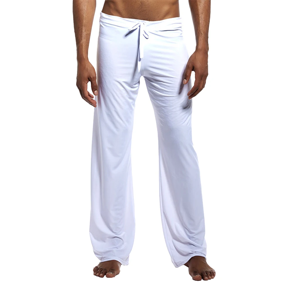 New Men's Soft Silky Pants Drawstring Elastic Lounge Pants Sleep Gym Active Pajama Sweatpants Joggers Trouser For Man
New Men's Soft Silky Pants Drawstring Elastic Lounge Pants Sleep Gym Active Pajama Sweatpants Joggers Trouser For Man