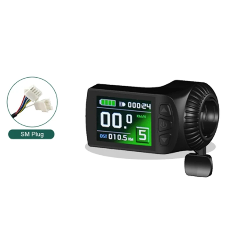 Ebike LCD9R Colour Display With Right Thumb Throttle 36V 48V For KT Controller Conversion Kit
Ebike LCD9R Colour Display With Right Thumb Throttle 36V 48V For KT Controller Conversion Kit