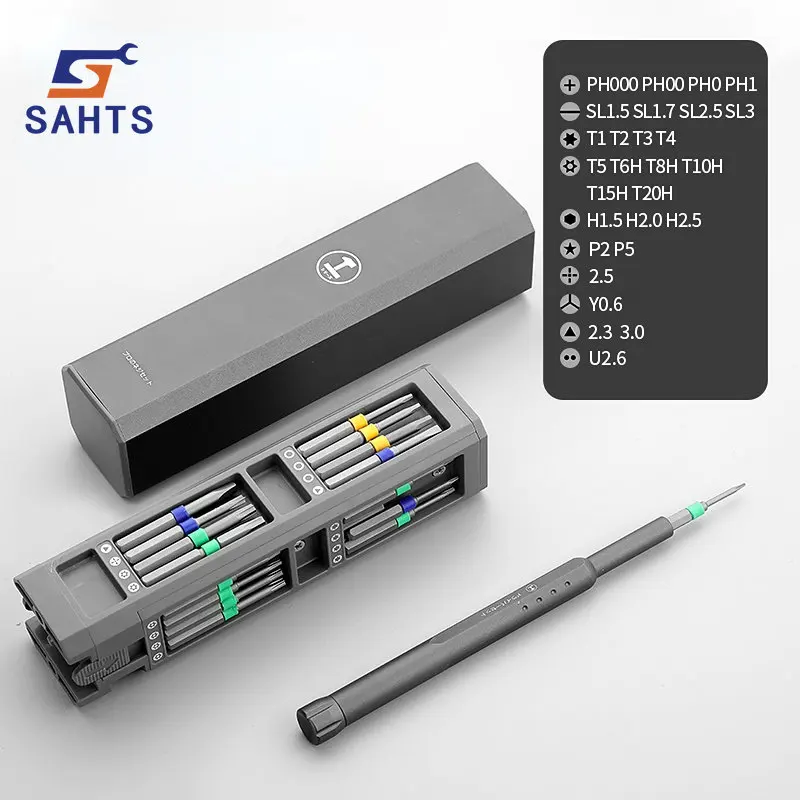 SAHTS Screwdriver Kit 30 40 44 Precision Magnetic Dismountable Screw Driver Set Mini Tool Case For Smart Home PC Phone Repair
SAHTS Screwdriver Kit 30 40 44 Precision Magnetic Dismountable Screw Driver Set Mini Tool Case For Smart Home PC Phone Repair