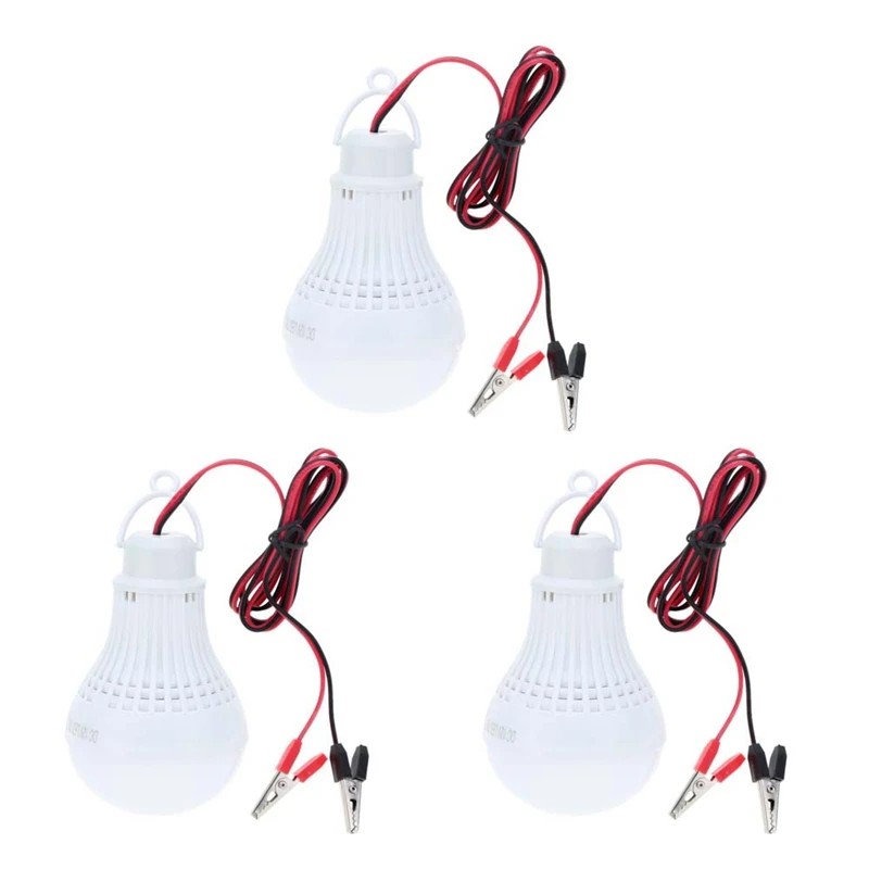3X DC 12V 7W LED Bulb General Light Bulb Type Home / Camp / Hiking / Emergency / Outdoor
3X DC 12V 7W LED Bulb General Light Bulb Type Home / Camp / Hiking / Emergency / Outdoor