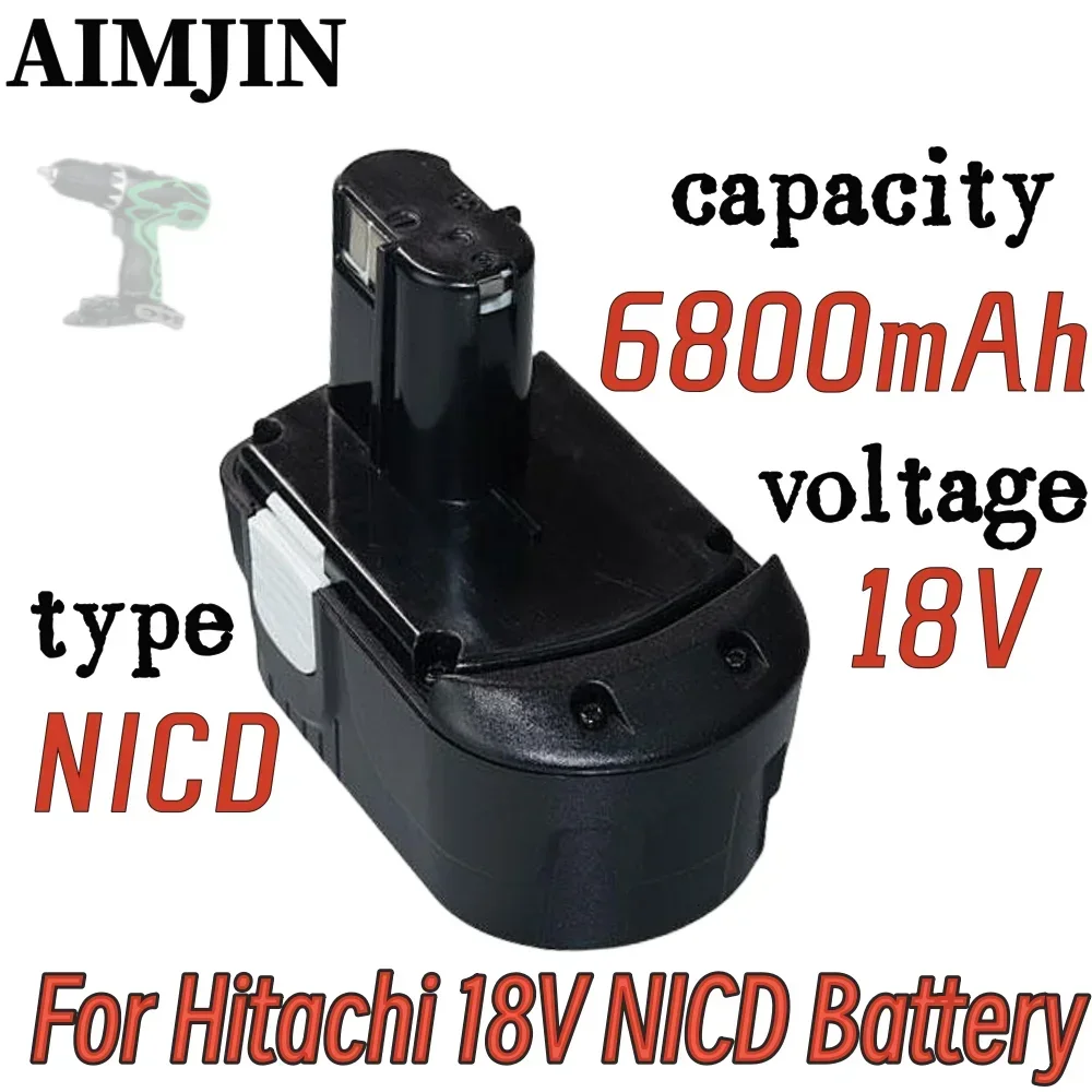 18V 6.8Ah NICD Rechargeable battery, suitable for Hitachi cordless power tools EB1820 EB1812 EB1814 BCC1815 EB1830H EB1833X
18V 6.8Ah NICD Rechargeable battery, suitable for Hitachi cordless power tools EB1820 EB1812 EB1814 BCC1815 EB1830H EB1833X