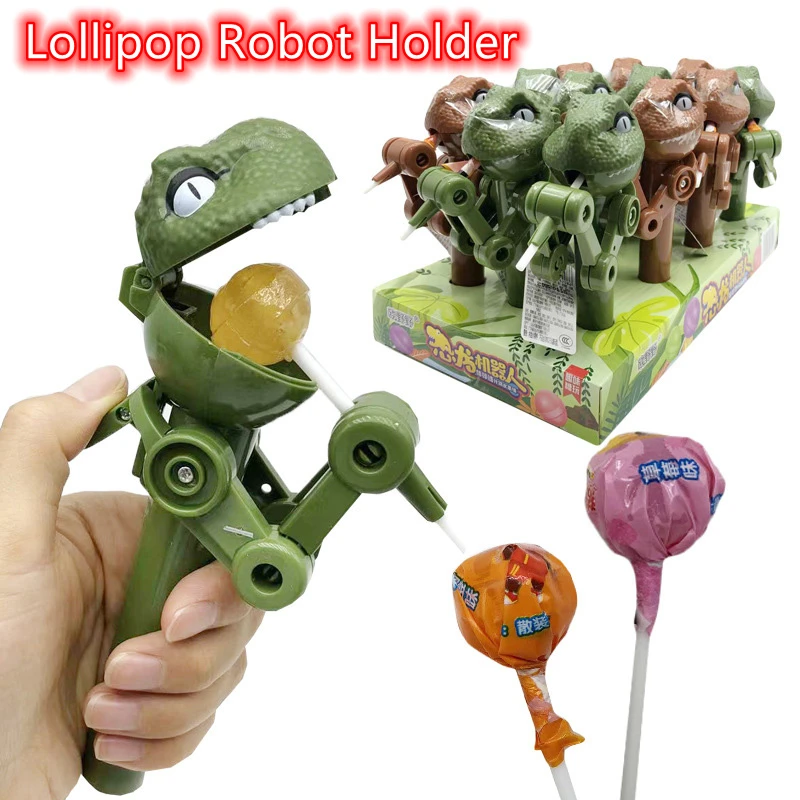 Dinosaur Lollipop Holder Toy Lollipop Robot Holder Candy Storage for Kids Dustproof Candy Storage Gift Cake Stand Novelty Toys
Dinosaur Lollipop Holder Toy Lollipop Robot Holder Candy Storage for Kids Dustproof Candy Storage Gift Cake Stand Novelty Toys
