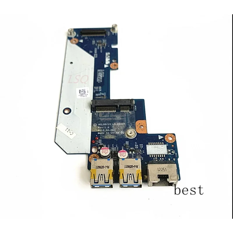 Genuine original for DELL 15r 5520 7520 USB Ethernet LAN Connector Board QCL00/10 LS-8242P
Genuine original for DELL 15r 5520 7520 USB Ethernet LAN Connector Board QCL00/10 LS-8242P