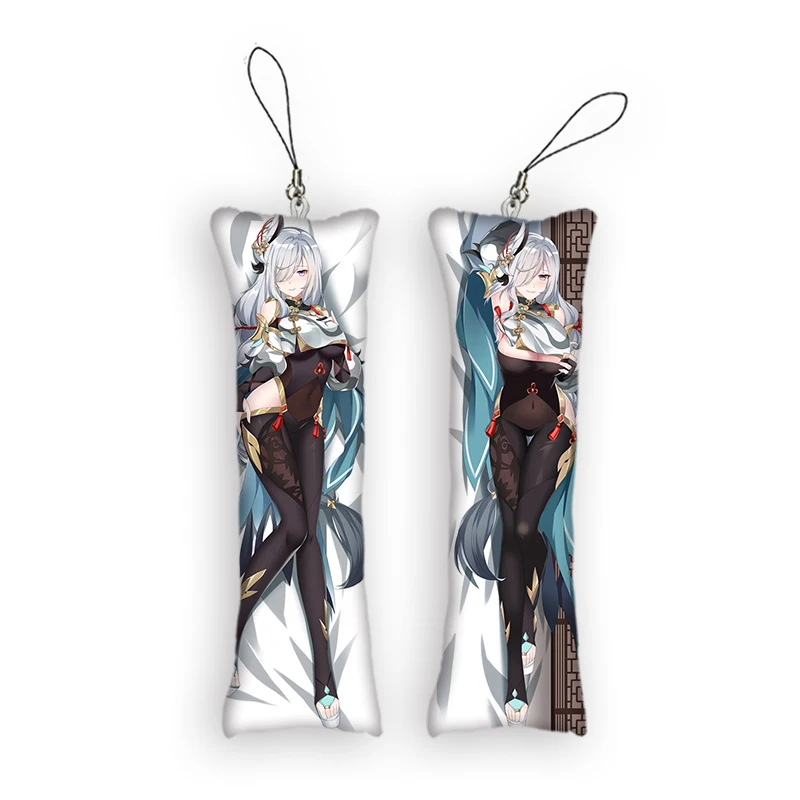 Genshin Impact Dakimakura keychain Shenhe Cosplay Mini Pillow Hanging Ornament Double-side Pendants Custom Key Chain Phone Strap
Genshin Impact Dakimakura keychain Shenhe Cosplay Mini Pillow Hanging Ornament Double-side Pendants Custom Key Chain Phone Strap