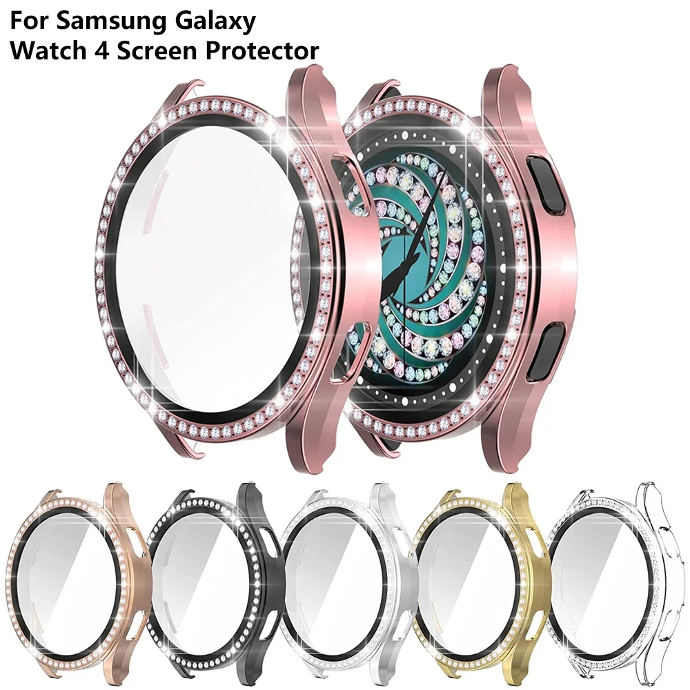Чехол Bling для Samsung Galaxy Watch 6 4, чехол 40 мм 44 мм, аксессуары, модный двухрядный бриллиантовый бампер для Galaxy Watch 5 6 40 мм, чехол
Чехол Bling для Samsung Galaxy Watch 6 4, чехол 40 мм 44 мм, аксессуары, модный двухрядный бриллиантовый бампер для Galaxy Watch 5 6 40 мм, чехол