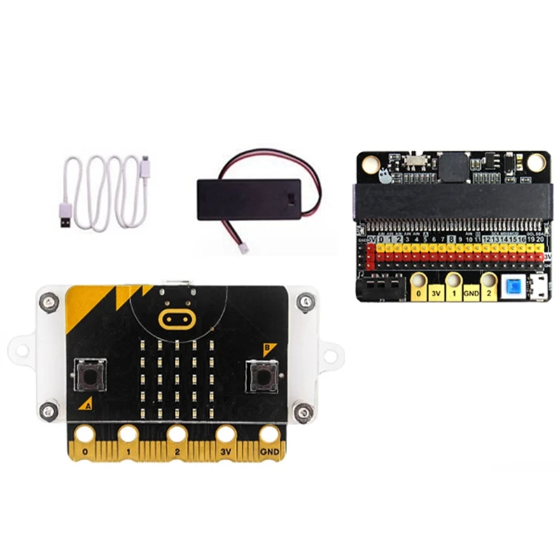 Материнская плата Bbc Microbit V2.0, представление к графическому программированию в системе программирования питона, макетная плата B
Материнская плата Bbc Microbit V2.0, представление к графическому программированию в системе программирования питона, макетная плата B