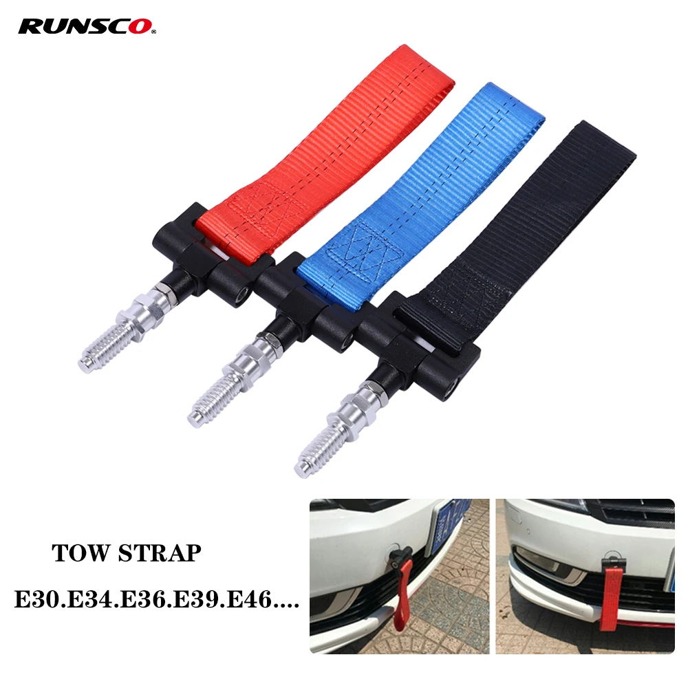 Car Tow Strap Trailer Hook Racing Towing Hook Strap E46 E30 E32 E36 E90 E91 European Model Drift Car Accessories
Car Tow Strap Trailer Hook Racing Towing Hook Strap E46 E30 E32 E36 E90 E91 European Model Drift Car Accessories