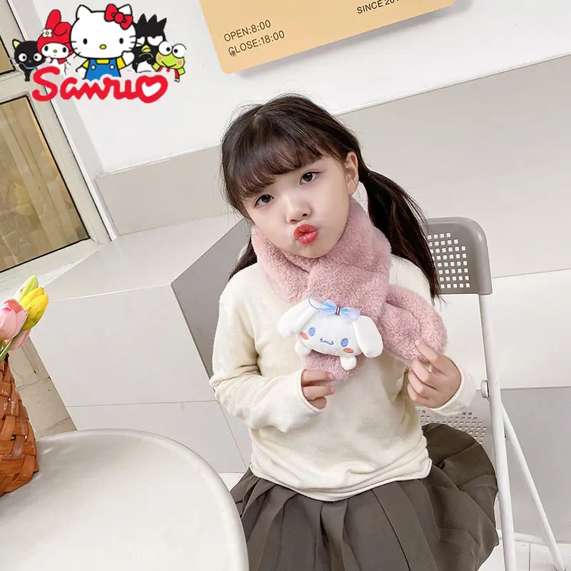 Детский шарф Sanrio Melody Kuromi Cinnamoroll зимний плюшевый кроличий мех детский теплый утепленный женский аниме шейный воротник шарф
Детский шарф Sanrio Melody Kuromi Cinnamoroll зимний плюшевый кроличий мех детский теплый утепленный женский аниме шейный воротник шарф