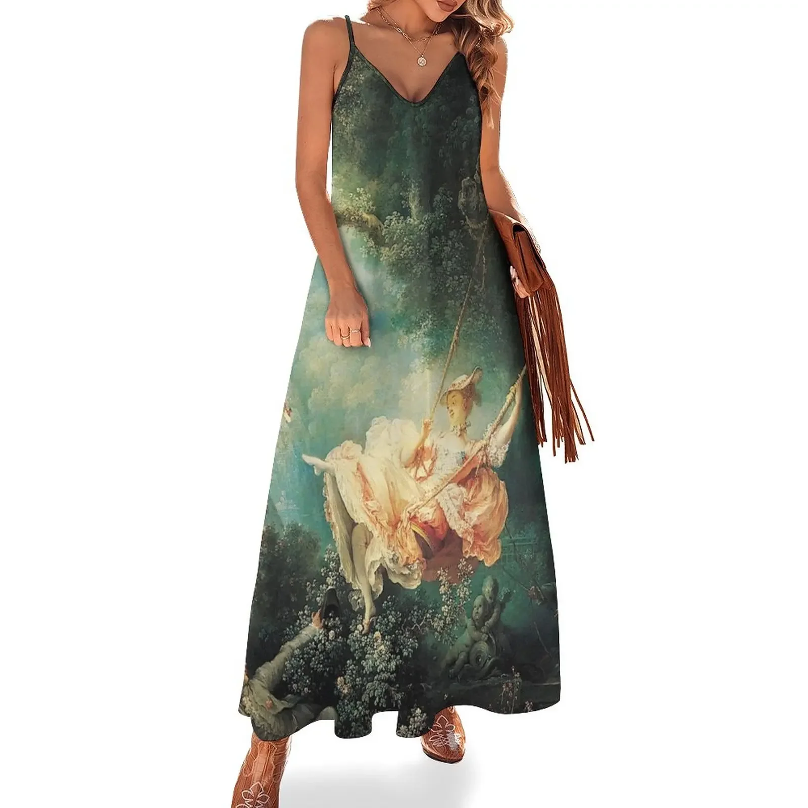 HD The Swing, by Jean-Honoré Fragonard HIGH DEFINITION Sleeveless Dress luxury woman party dress
HD The Swing, by Jean-Honoré Fragonard HIGH DEFINITION Sleeveless Dress luxury woman party dress