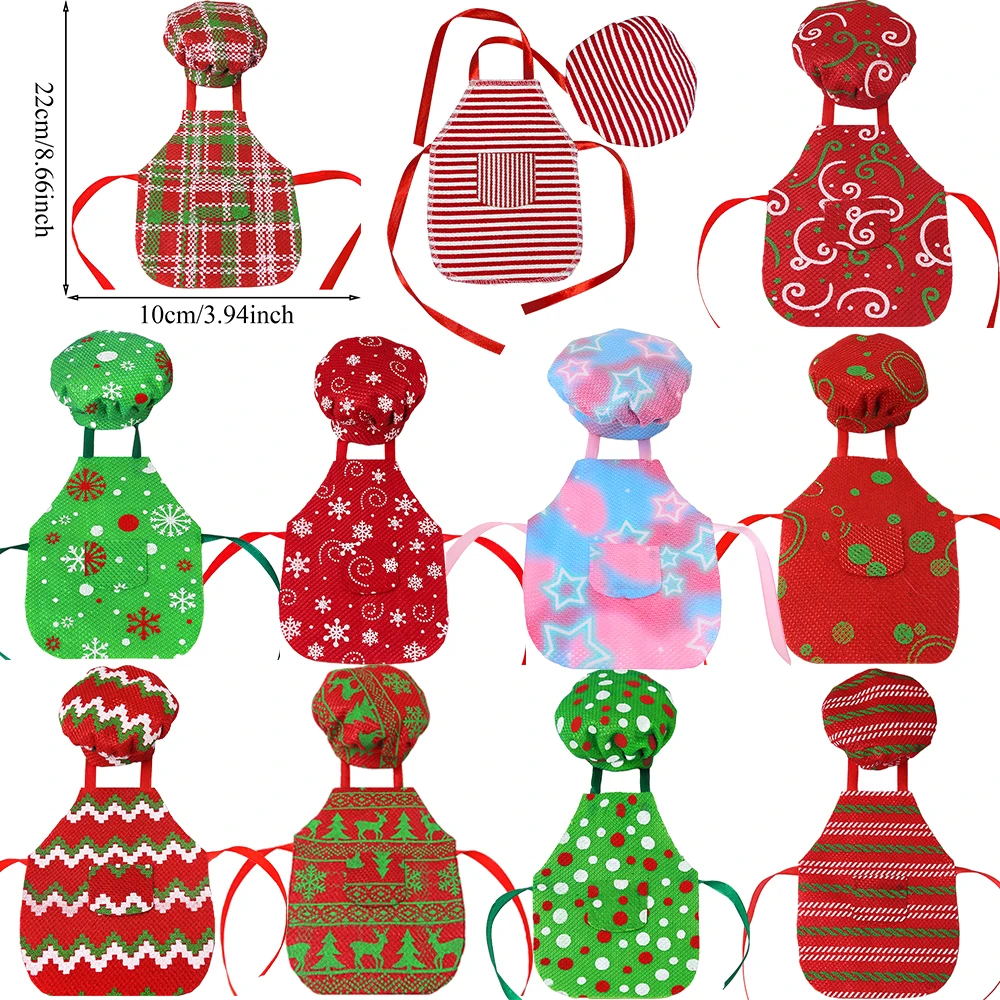 Christmas Elfs Doll Clothes Accessories 2 Pcs/Set=Apron + Hats Red Eye Patch Green Cook Hat Face Mask for 1/6 Doll Toys Gifts
Christmas Elfs Doll Clothes Accessories 2 Pcs/Set=Apron + Hats Red Eye Patch Green Cook Hat Face Mask for 1/6 Doll Toys Gifts