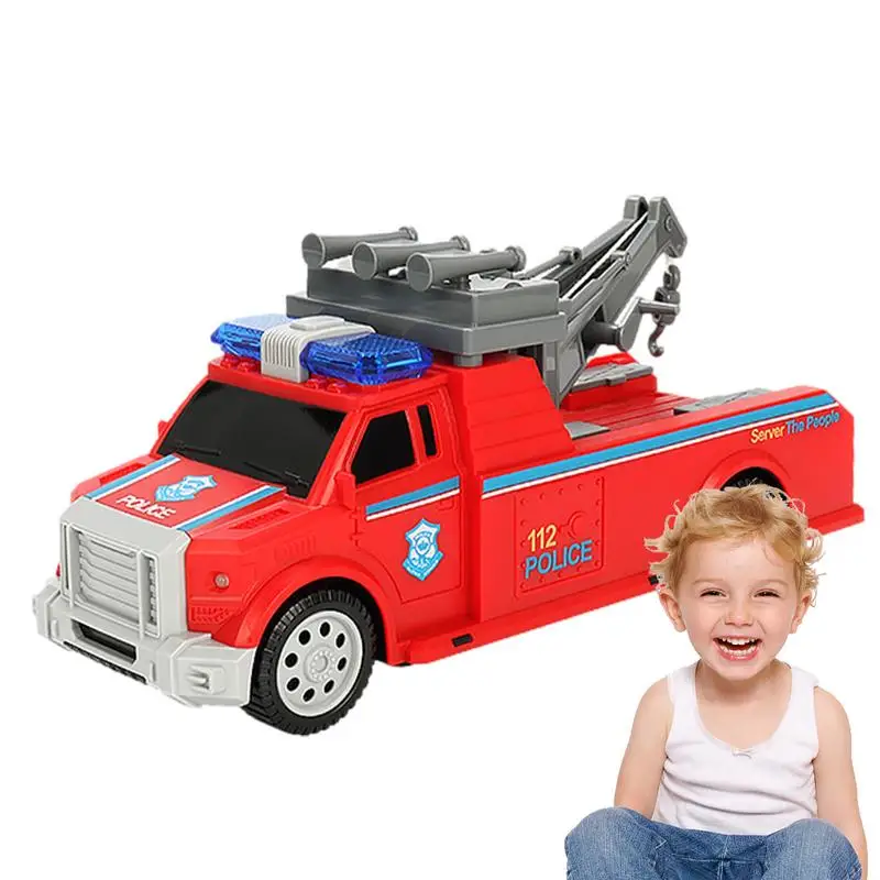 

Автомобильные игрушки, обучающая игрушечная машинка, Электрический прицеп, автомобиль с подсветкой и музыкой, универсальные колеса, автомобильные игрушки, обучающий подъемник, игрушечный автомобиль