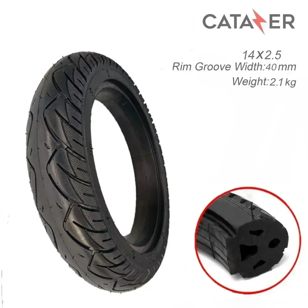 14X2.50 Electric Bike Solid Tire 14 Inch Non Inflation Tyre Wear-resistant and Explosion-proof Tubeless Tire
14X2.50 Electric Bike Solid Tire 14 Inch Non Inflation Tyre Wear-resistant and Explosion-proof Tubeless Tire