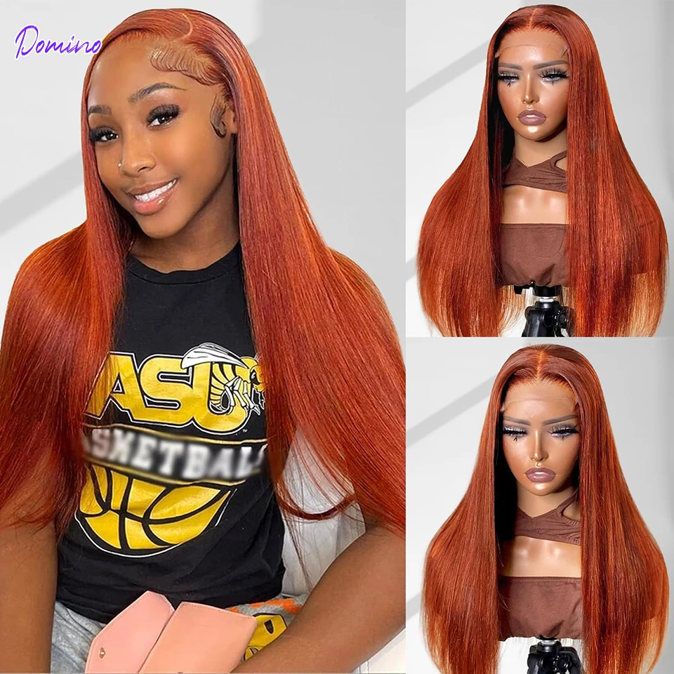 Ginger Orange Straight Lace Front Wigs Human Hair 13x4 HD Lace Frontal Wig Baby Hair Remy Lace Closure Wig For Black Women
Ginger Orange Straight Lace Front Wigs Human Hair 13x4 HD Lace Frontal Wig Baby Hair Remy Lace Closure Wig For Black Women